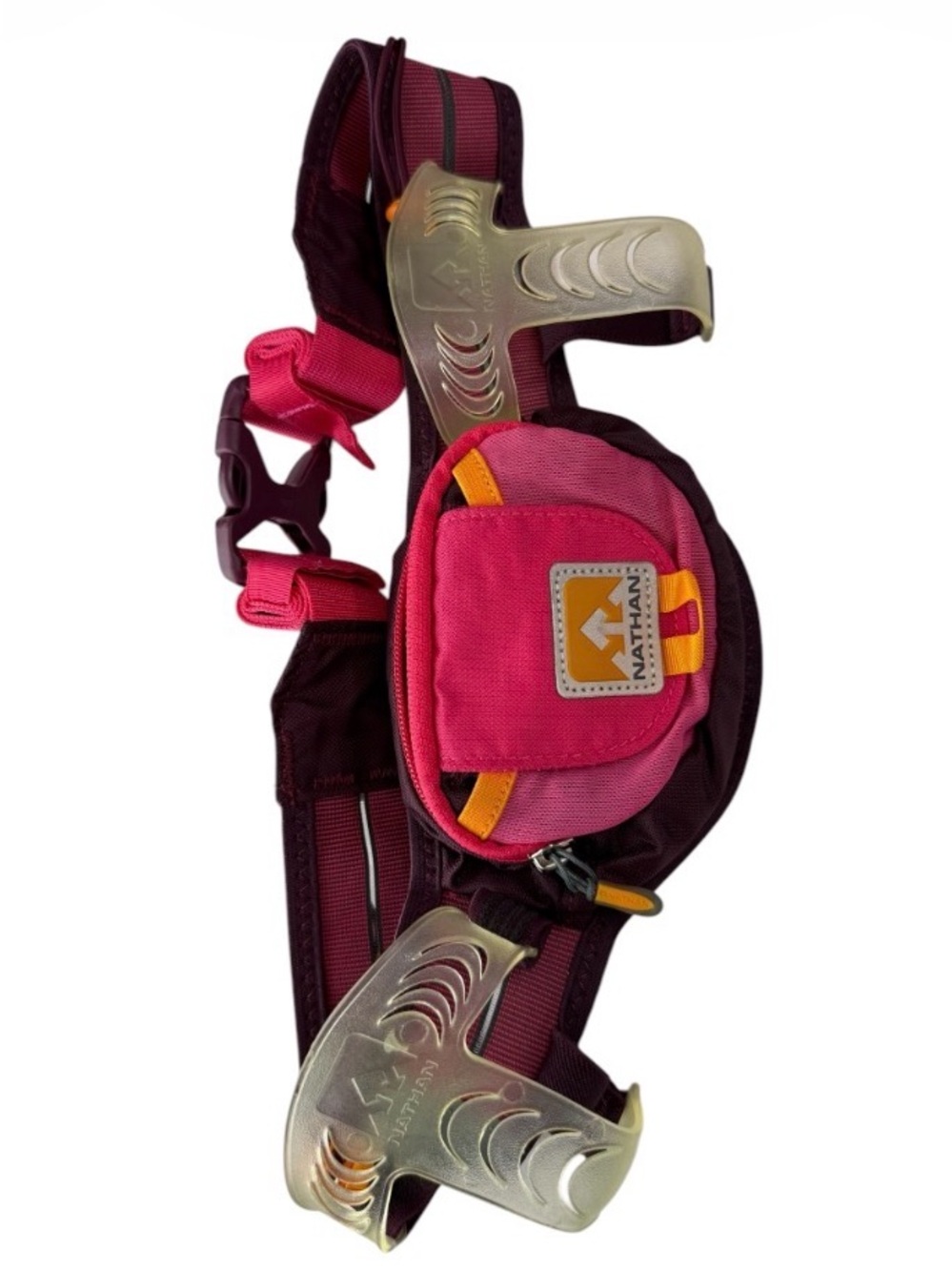 Nathan Pink Mini Waist Pack with Hydration Bottle Holders